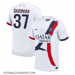 Paris Saint-Germain Milan Skriniar #37 Venkovní Dres 2024-25 Krátký Rukáv