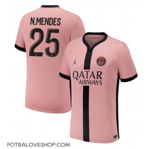 Paris Saint-Germain Nuno Mendes #25 Alternativní Dres 2024-25 Krátký Rukáv