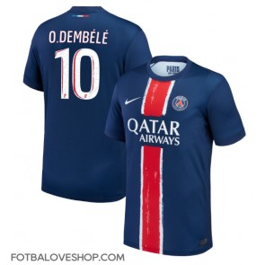 Paris Saint-Germain Ousmane Dembele #10 Domácí Dres 2024-25 Krátký Rukáv