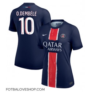 Paris Saint-Germain Ousmane Dembele #10 Dámské Domácí Dres 2024-25 Krátký Rukáv