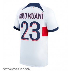 Paris Saint-Germain Randal Kolo Muani #23 Venkovní Dres 2023-24 Krátký Rukáv