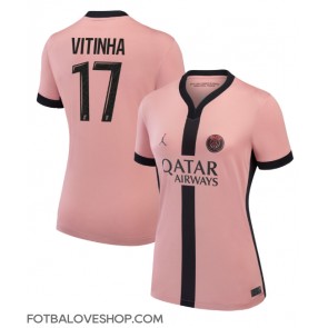 Paris Saint-Germain Vitinha #17 Dámské Alternativní Dres 2024-25 Krátký Rukáv