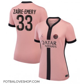 Paris Saint-Germain Warren Zaire-Emery #33 Dámské Alternativní Dres 2024-25 Krátký Rukáv