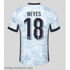 Portugalsko Ruben Neves #18 Venkovní Dres ME 2024 Krátký Rukáv