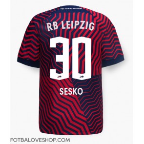 RB Leipzig Benjamin Sesko #30 Venkovní Dres 2023-24 Krátký Rukáv