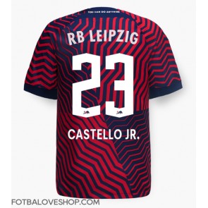 RB Leipzig Castello Lukeba #23 Venkovní Dres 2023-24 Krátký Rukáv