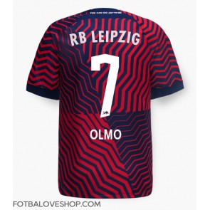 RB Leipzig Dani Olmo #7 Venkovní Dres 2023-24 Krátký Rukáv