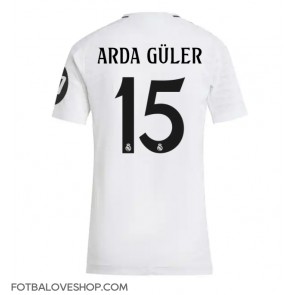 Real Madrid Arda Guler #15 Dámské Domácí Dres 2024-25 Krátký Rukáv