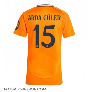 Real Madrid Arda Guler #15 Dámské Venkovní Dres 2024-25 Krátký Rukáv