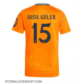 Real Madrid Arda Guler #15 Venkovní Dres 2024-25 Krátký Rukáv