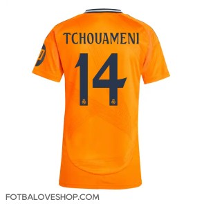 Real Madrid Aurelien Tchouameni #14 Dámské Venkovní Dres 2024-25 Krátký Rukáv