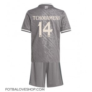 Real Madrid Aurelien Tchouameni #14 Dětské Alternativní Dres 2024-25 Krátký Rukáv (+ trenýrky)