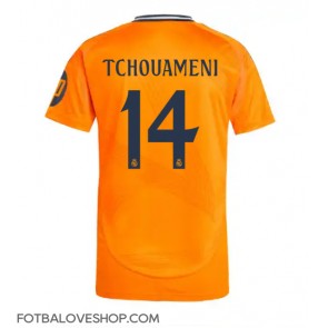 Real Madrid Aurelien Tchouameni #14 Venkovní Dres 2024-25 Krátký Rukáv