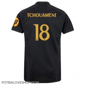 Real Madrid Aurelien Tchouameni #18 Alternativní Dres 2023-24 Krátký Rukáv