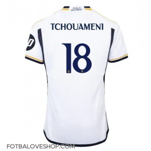 Real Madrid Aurelien Tchouameni #18 Domácí Dres 2023-24 Krátký Rukáv