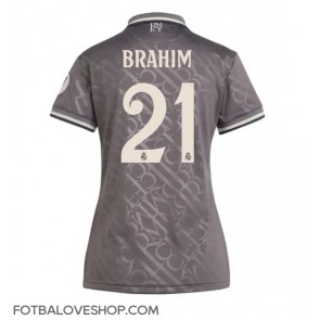 Real Madrid Brahim Diaz #21 Dámské Alternativní Dres 2024-25 Krátký Rukáv