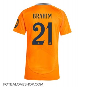 Real Madrid Brahim Diaz #21 Dámské Venkovní Dres 2024-25 Krátký Rukáv