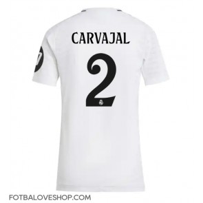 Real Madrid Daniel Carvajal #2 Dámské Domácí Dres 2024-25 Krátký Rukáv