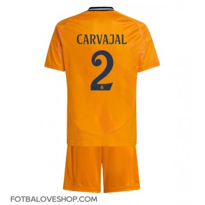 Real Madrid Daniel Carvajal #2 Dětské Venkovní Dres 2024-25 Krátký Rukáv (+ trenýrky)