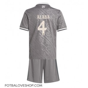 Real Madrid David Alaba #4 Dětské Alternativní Dres 2024-25 Krátký Rukáv (+ trenýrky)