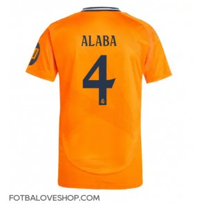 Real Madrid David Alaba #4 Venkovní Dres 2024-25 Krátký Rukáv