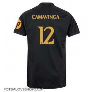 Real Madrid Eduardo Camavinga #12 Alternativní Dres 2023-24 Krátký Rukáv