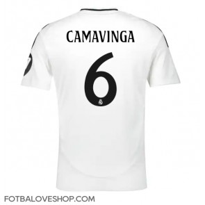 Real Madrid Eduardo Camavinga #6 Domácí Dres 2024-25 Krátký Rukáv