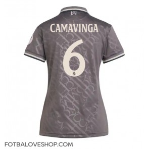 Real Madrid Eduardo Camavinga #6 Dámské Alternativní Dres 2024-25 Krátký Rukáv