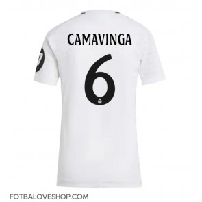 Real Madrid Eduardo Camavinga #6 Dámské Domácí Dres 2024-25 Krátký Rukáv