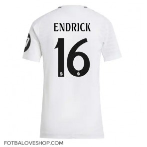 Real Madrid Endrick #16 Dámské Domácí Dres 2024-25 Krátký Rukáv