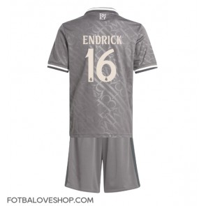 Real Madrid Endrick #16 Dětské Alternativní Dres 2024-25 Krátký Rukáv (+ trenýrky)