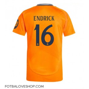 Real Madrid Endrick #16 Venkovní Dres 2024-25 Krátký Rukáv