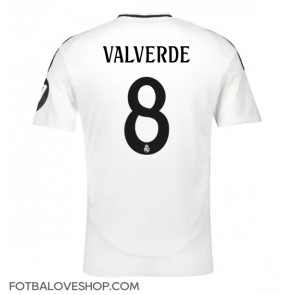 Real Madrid Federico Valverde #8 Domácí Dres 2024-25 Krátký Rukáv