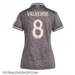 Real Madrid Federico Valverde #8 Dámské Alternativní Dres 2024-25 Krátký Rukáv