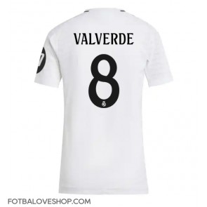 Real Madrid Federico Valverde #8 Dámské Domácí Dres 2024-25 Krátký Rukáv