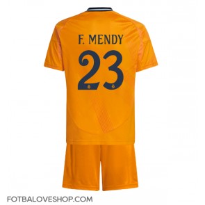 Real Madrid Ferland Mendy #23 Dětské Venkovní Dres 2024-25 Krátký Rukáv (+ trenýrky)