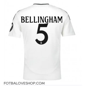 Real Madrid Jude Bellingham #5 Domácí Dres 2024-25 Krátký Rukáv