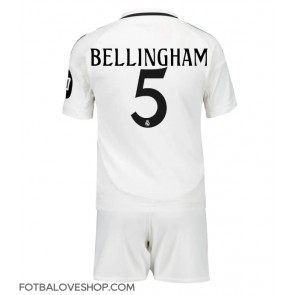 Real Madrid Jude Bellingham #5 Dětské Domácí Dres 2024-25 Krátký Rukáv (+ trenýrky)