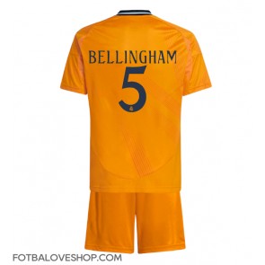 Real Madrid Jude Bellingham #5 Dětské Venkovní Dres 2024-25 Krátký Rukáv (+ trenýrky)