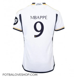 Real Madrid Kylian Mbappe #9 Domácí Dres 2023-24 Krátký Rukáv