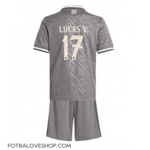 Real Madrid Lucas Vazquez #17 Dětské Alternativní Dres 2024-25 Krátký Rukáv (+ trenýrky)