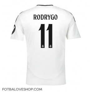 Real Madrid Rodrygo Goes #11 Domácí Dres 2024-25 Krátký Rukáv