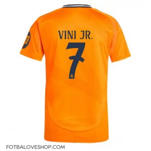 Real Madrid Vinicius Junior #7 Venkovní Dres 2024-25 Krátký Rukáv