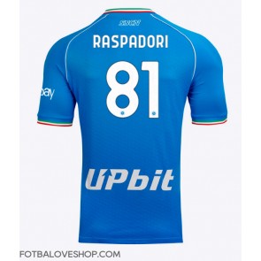 SSC Napoli Giacomo Raspadori #81 Domácí Dres 2023-24 Krátký Rukáv