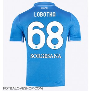 SSC Napoli Stanislav Lobotka #68 Domácí Dres 2024-25 Krátký Rukáv