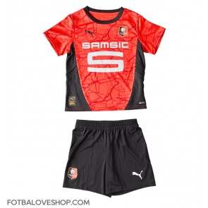 Stade Rennais Dětské Domácí Dres 2024-25 Krátký Rukáv (+ trenýrky)