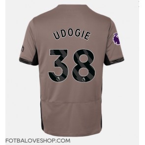 Tottenham Hotspur Destiny Udogie #38 Alternativní Dres 2023-24 Krátký Rukáv