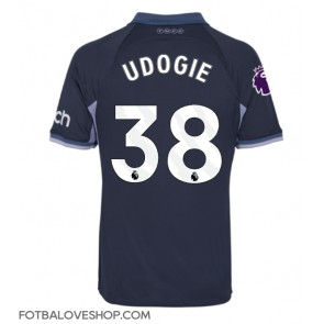 Tottenham Hotspur Destiny Udogie #38 Venkovní Dres 2023-24 Krátký Rukáv