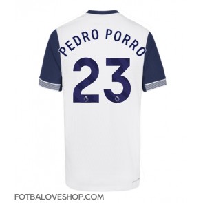 Tottenham Hotspur Pedro Porro #23 Domácí Dres 2024-25 Krátký Rukáv