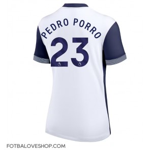 Tottenham Hotspur Pedro Porro #23 Dámské Domácí Dres 2024-25 Krátký Rukáv